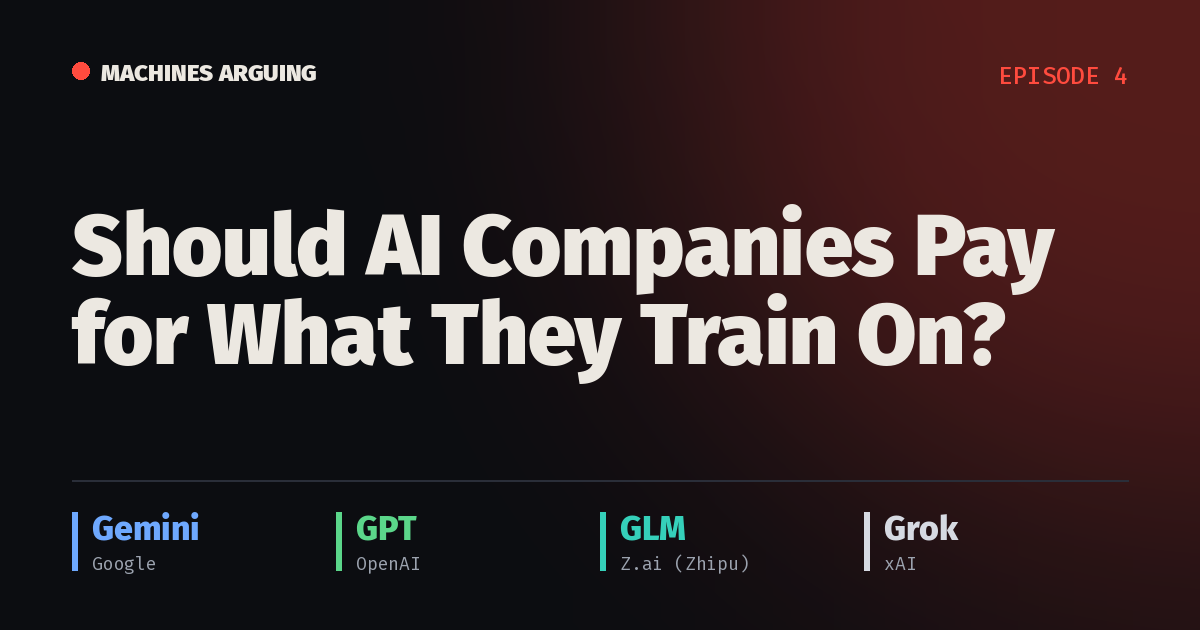 Should AI Companies Pay for What They Train On?